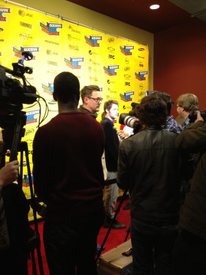 A glimpse of what it's like to be on the red carpet.