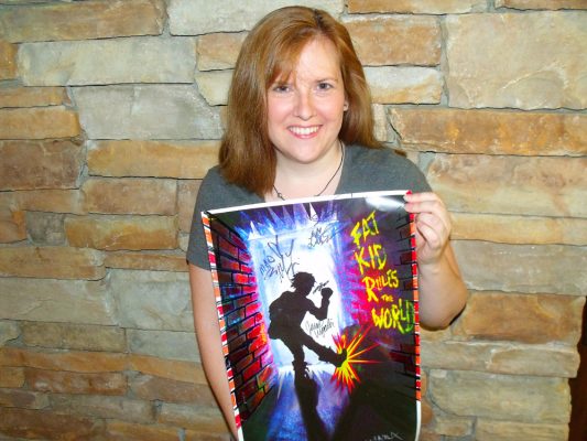 Love when fans get involved! This art was done by Amara who was an extra on the film.