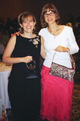 Kathy and me at the Printz reception
