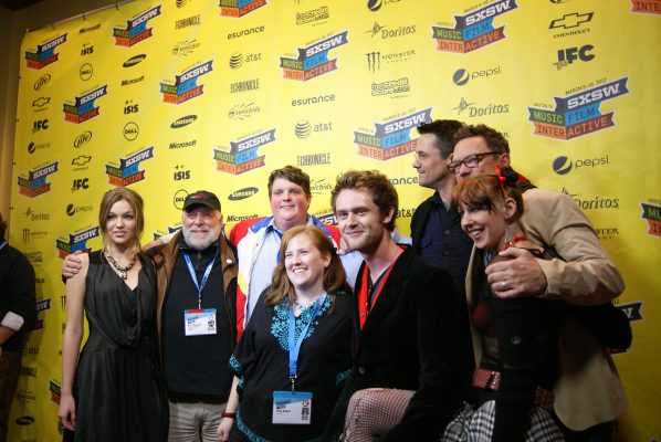 Me on the red carpet with the cast and crew before the premiere...