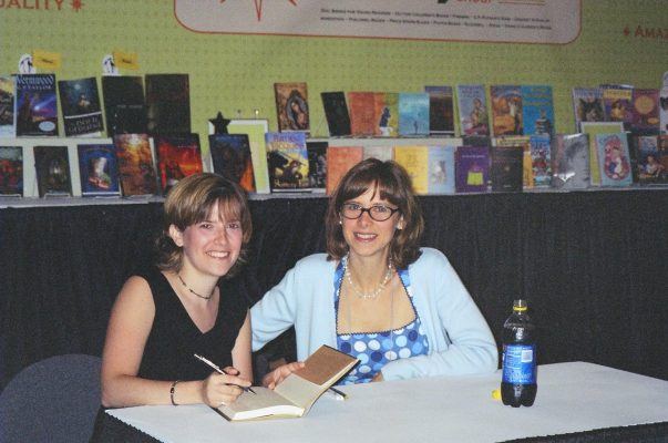 Me and Kathy at my first big book signing at ALA